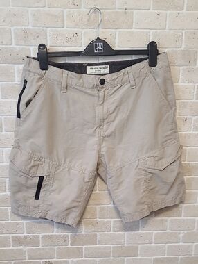 Men's Private Member Beige Utility Shorts (Sz 36)